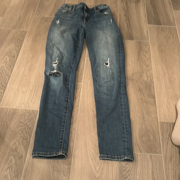 Gap Girls Blue Stretch Super Skinny Jeans Size 12 - Picture 2 of 6